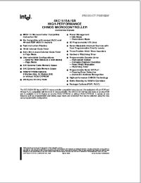 Datasheet 8xC151SB manufacturer INTEL